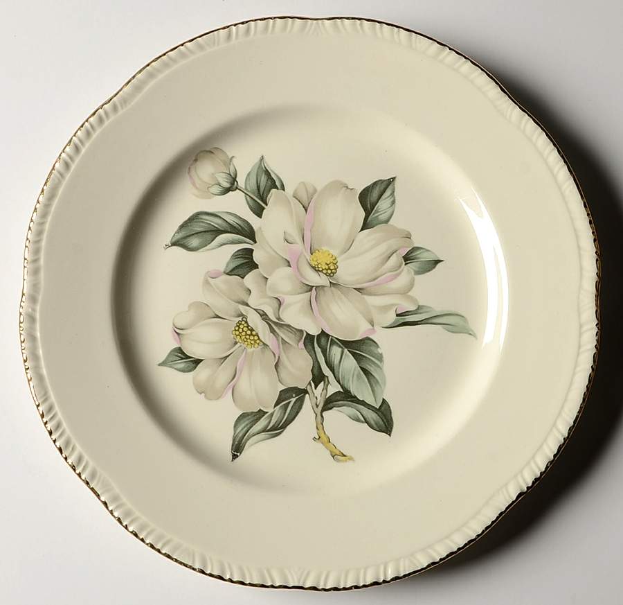 Magnolia (Liberty) Luncheon Plate by Homer Laughlin -1
