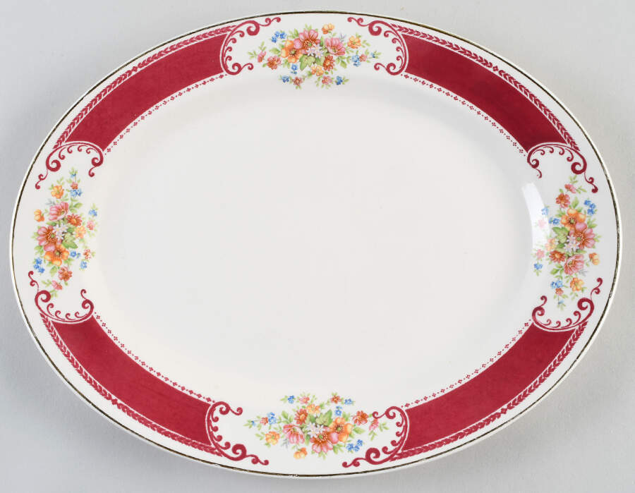 Majestic 13" Oval Serving Platter by Homer Laughlin -1
