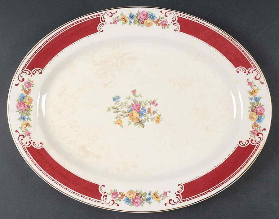 Majestic 13" Oval Serving Platter by Homer Laughlin -1