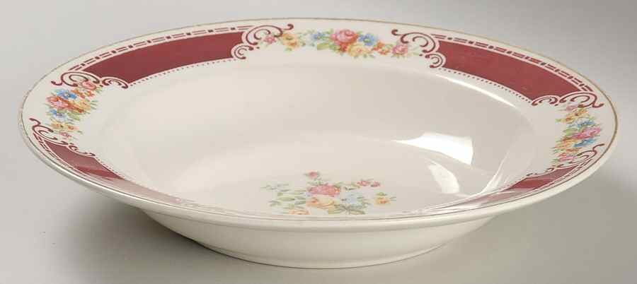Majestic Large Rim Soup Bowl by Homer Laughlin -1
