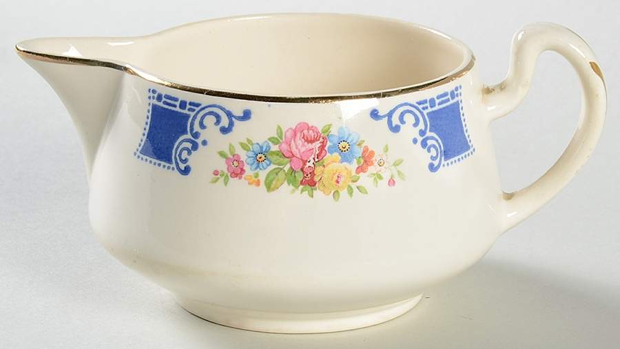 Majestic Blue Creamer by Homer Laughlin -1