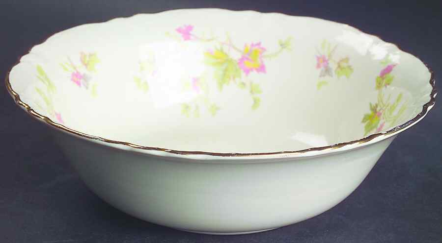 Maple Leaf 8" Round Vegetable Bowl by Homer Laughlin -1