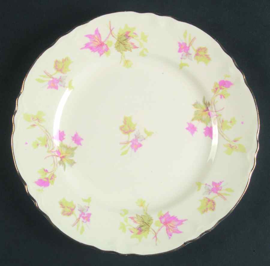 Maple Leaf Salad Plate by Homer Laughlin -1