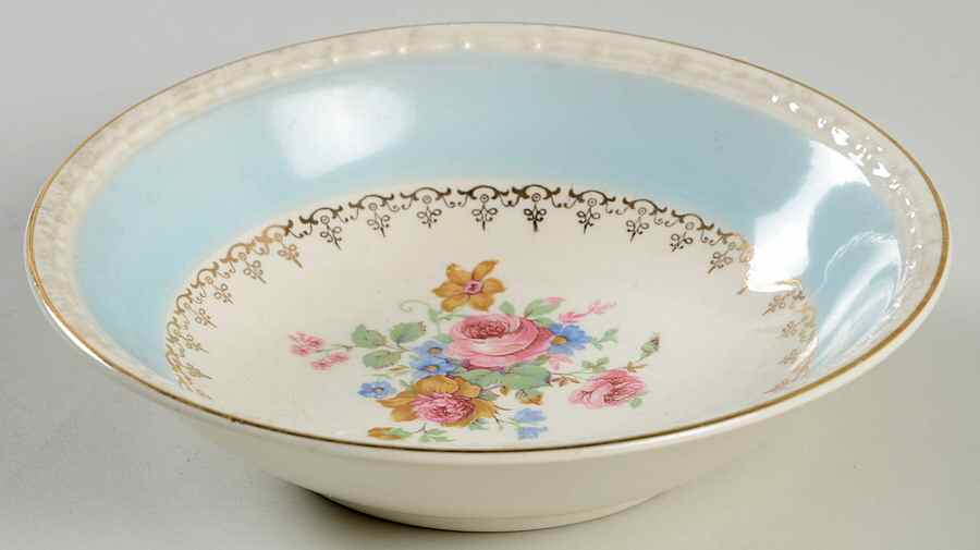 Marilyn Blue Fruit/Dessert (Sauce) Bowl by Homer Laughlin -1