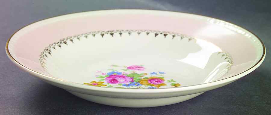 Marilyn Pink (G3418) Rim Soup Bowl by Homer Laughlin -1