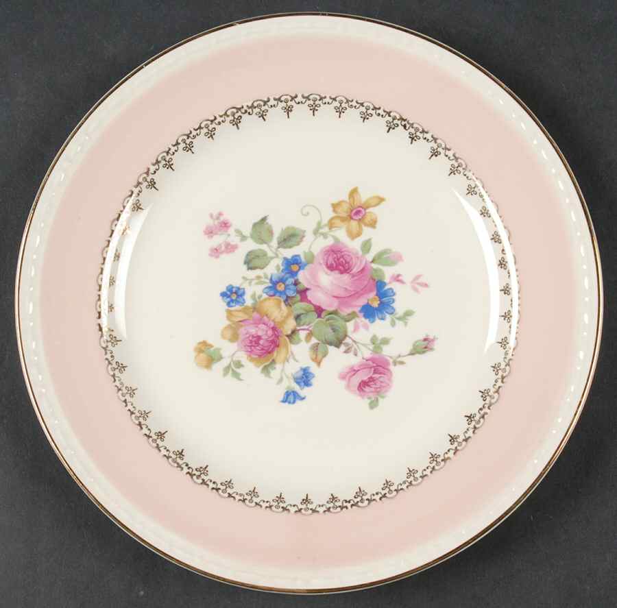 Marilyn Pink (G3418) Dessert/Pie Plate by Homer Laughlin -1