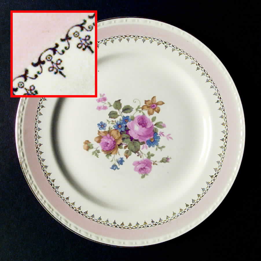 Marilyn Pink (G3412) Dinner Plate by Homer Laughlin -1