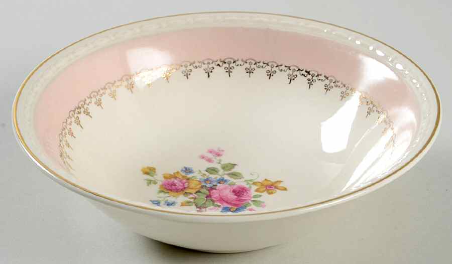 Marilyn Pink (G3412) Coupe Cereal Bowl by Homer Laughlin -1