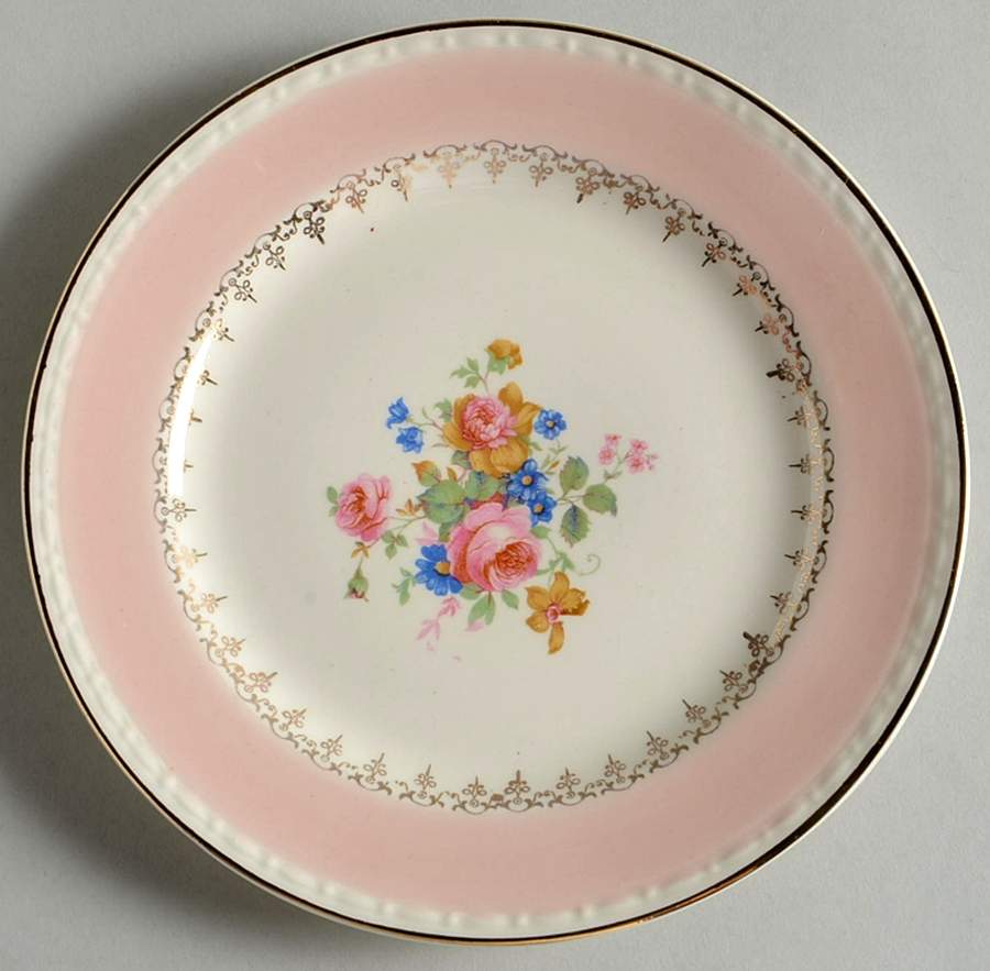 Marilyn Pink (G3412) Bread & Butter Plate by Homer Laughlin -1