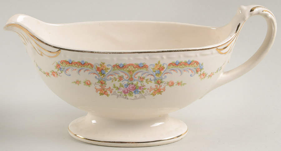 Mauvette Gravy Boat by Homer Laughlin -1