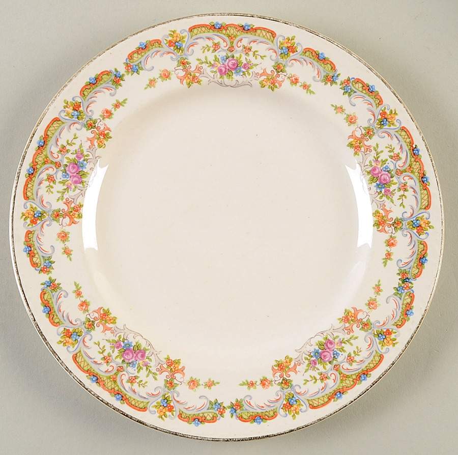 Mauvette Salad Plate by Homer Laughlin -1