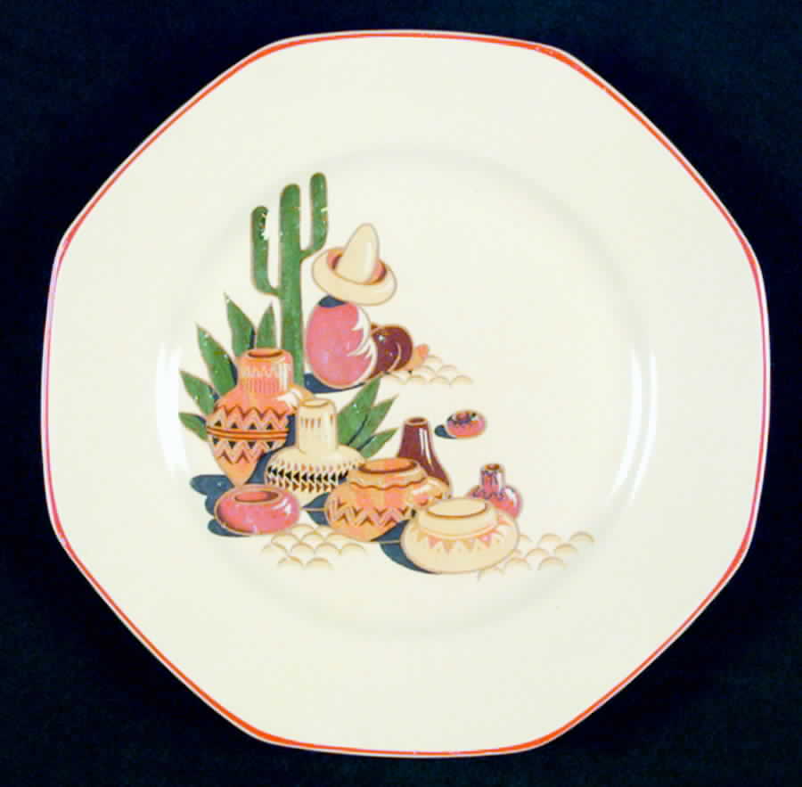 Maxicana Salad Plate by Homer Laughlin -1