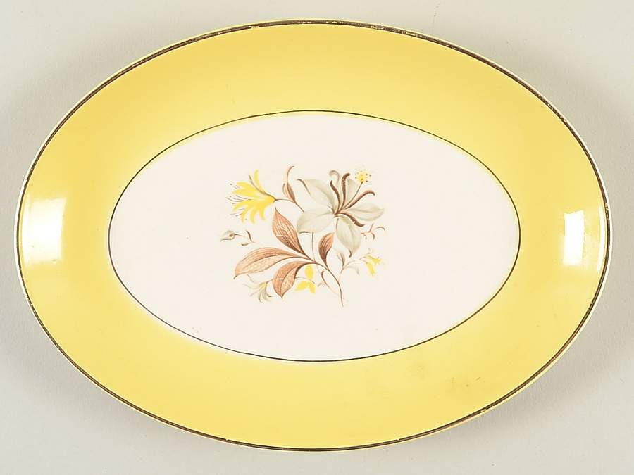 Maytime Relish/Gravy Underplate by Homer Laughlin -1