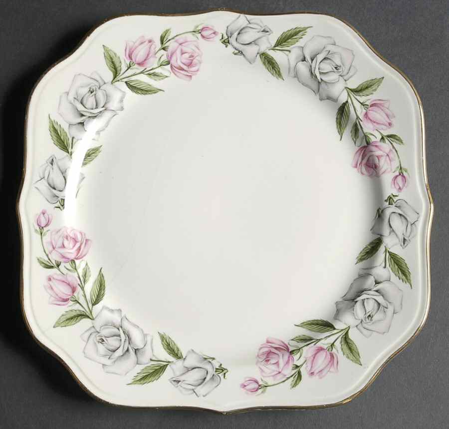 Minuet Square Salad Plate by Homer Laughlin -1