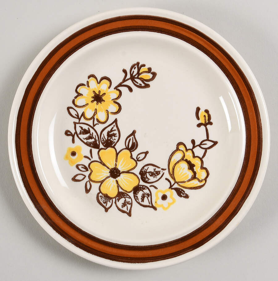 Mountain Meadow Salad Plate by Homer Laughlin -1