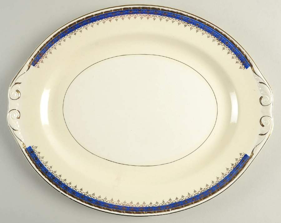 Monarch 13" Oval Serving Platter by Homer Laughlin -1