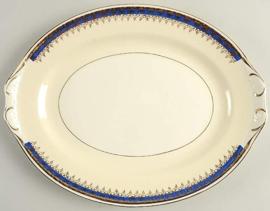 Monarch 11" Oval Serving Platter by Homer Laughlin -1