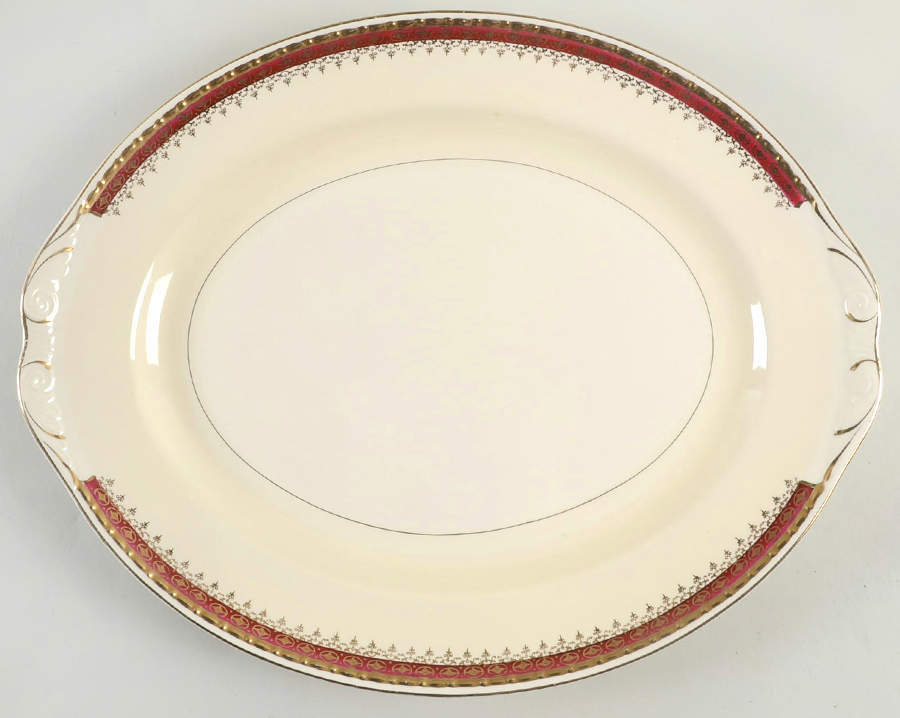 Monarch 15" Oval Serving Platter by Homer Laughlin -1