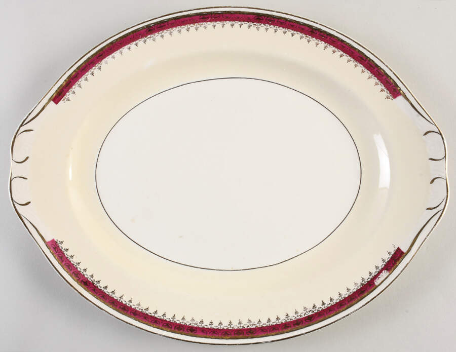 Monarch 16" Oval Serving Platter by Homer Laughlin -1