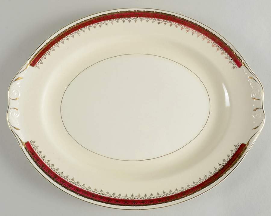 Monarch 13" Oval Serving Platter by Homer Laughlin -1