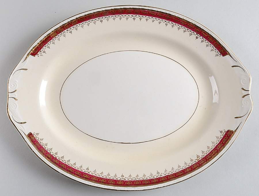 Monarch 11" Oval Serving Platter by Homer Laughlin -1