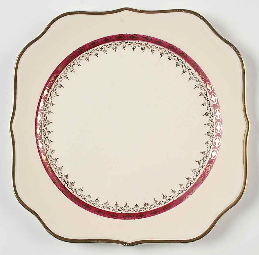 Monarch Square Salad Plate by Homer Laughlin -1