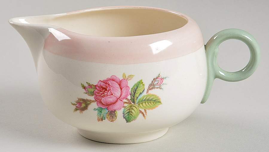 Moss Rose Creamer by Homer Laughlin -1
