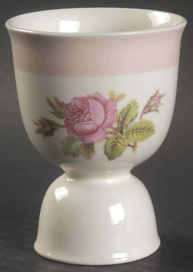Moss Rose Double Egg Cup by Homer Laughlin -1