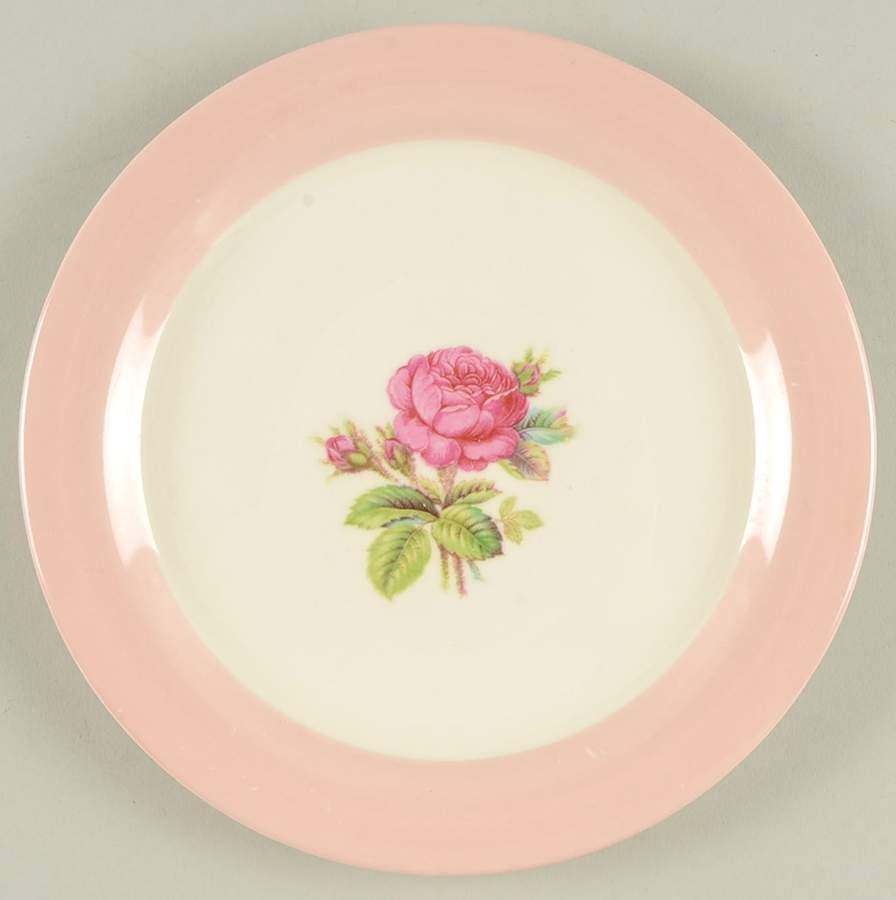 Moss Rose Dessert/Pie Plate by Homer Laughlin -1