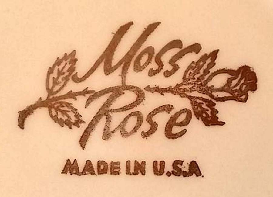 Moss Rose (No Pink Rim) Saucer by Homer Laughlin -1