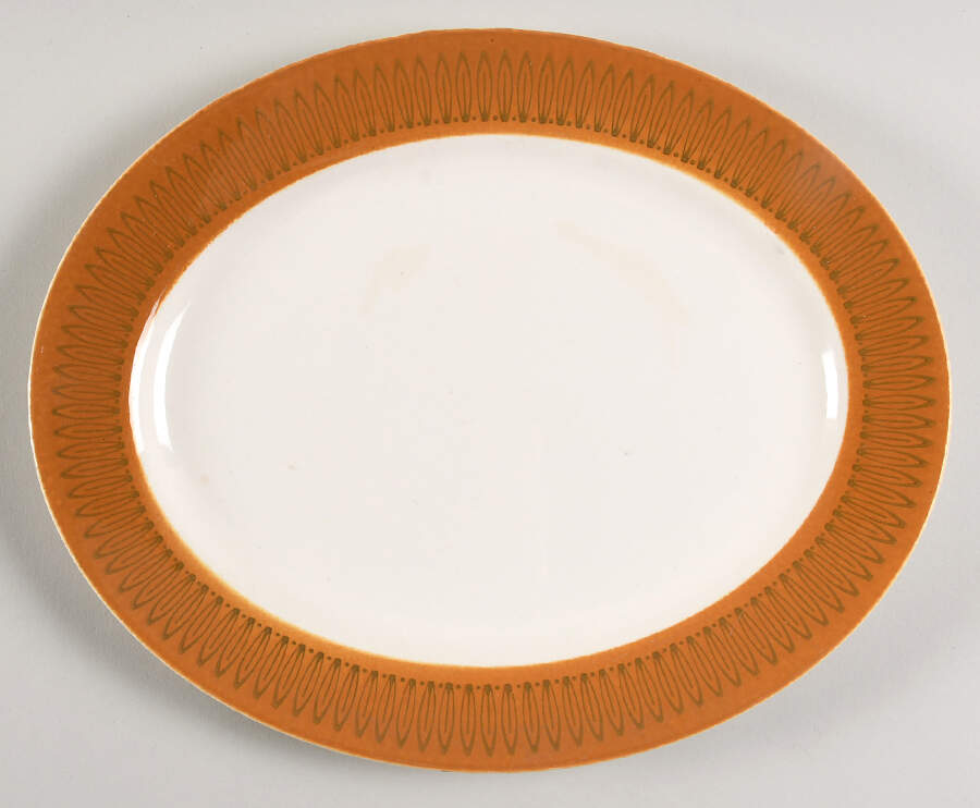 Morocco 11" Oval Serving Platter by Homer Laughlin -1