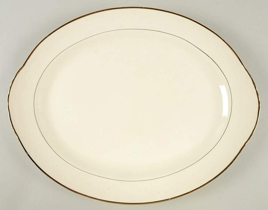 N1223 15" Oval Serving Platter by Homer Laughlin -1