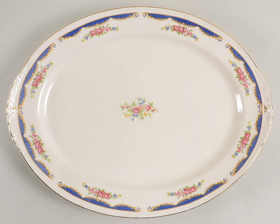 N1402 15" Oval Serving Platter by Homer Laughlin -1