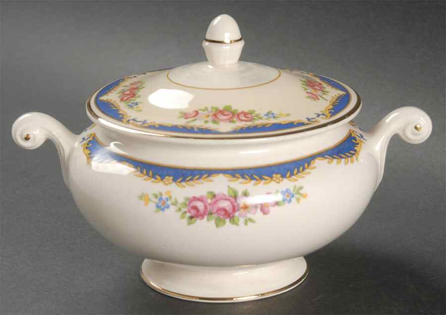 N1402 Sugar Bowl & Lid by Homer Laughlin -1