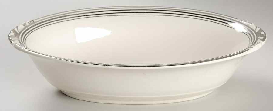 N1439 9" Oval Vegetable Bowl by Homer Laughlin -1