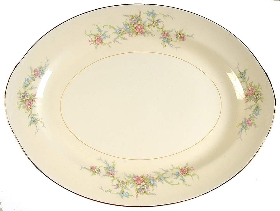 N1578 15" Oval Serving Platter by Homer Laughlin -1