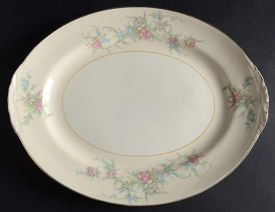N1578 13" Oval Serving Platter by Homer Laughlin -1