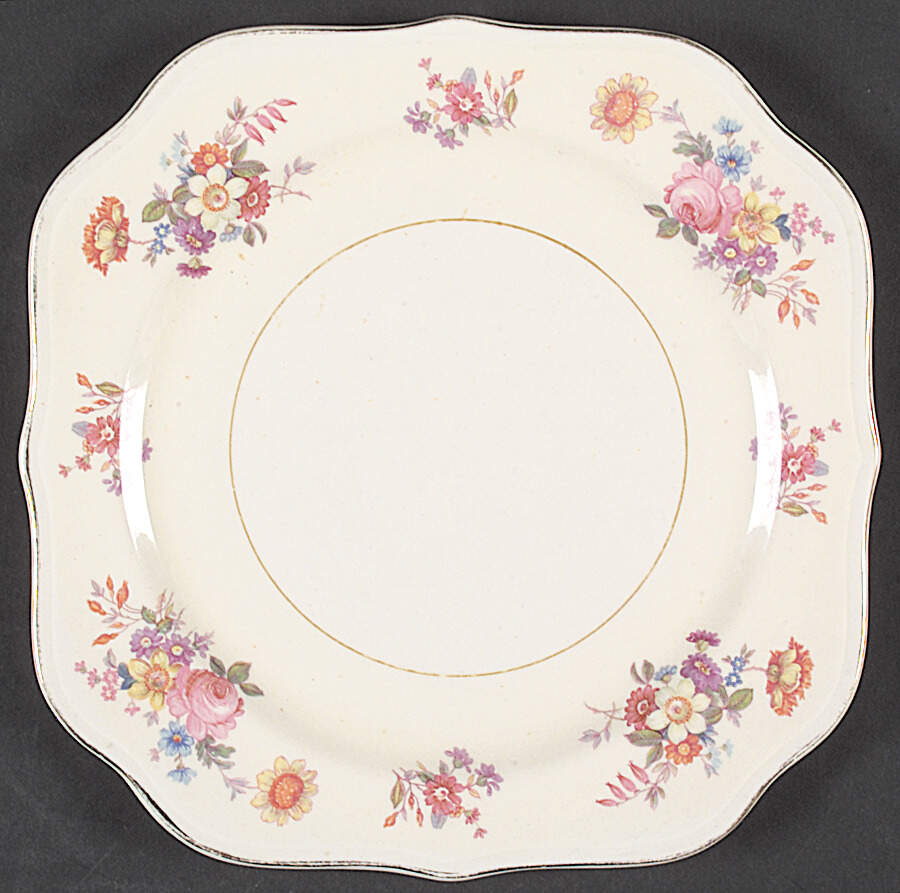 N1581 Square Salad Plate by Homer Laughlin -1