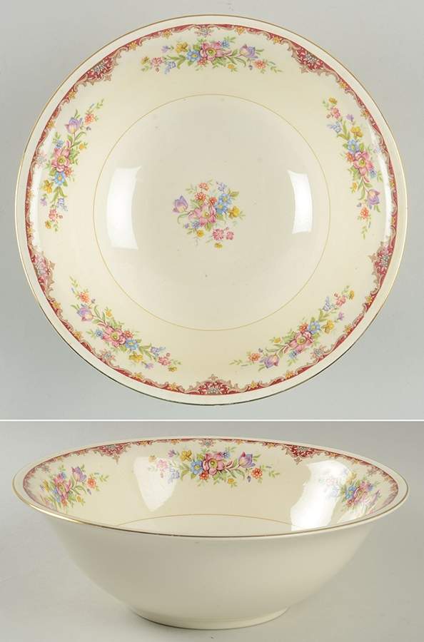 N1583 8" Round Vegetable Bowl by Homer Laughlin -1