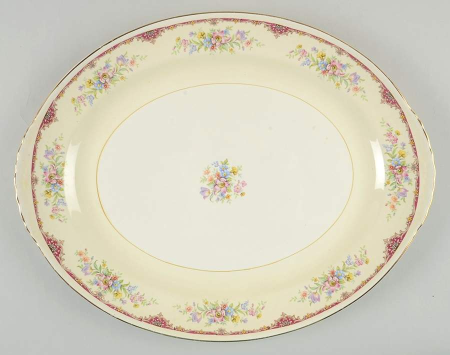 N1583 15" Oval Serving Platter by Homer Laughlin -1
