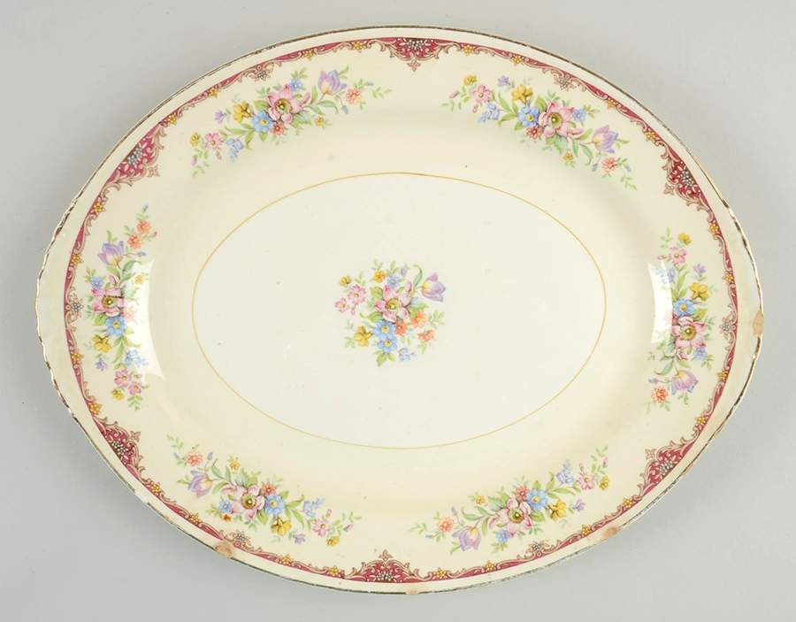 N1583 11" Oval Serving Platter by Homer Laughlin -1