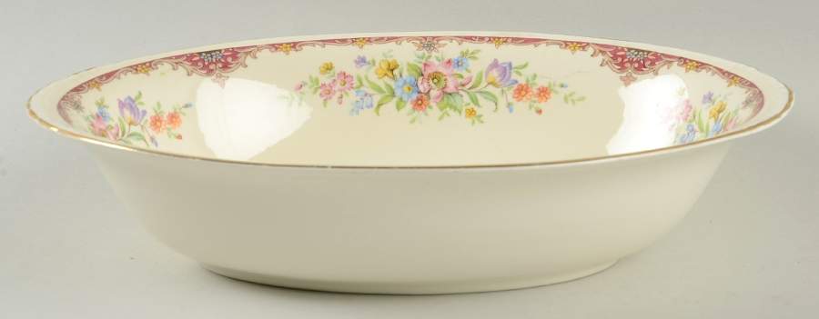 N1583 9" Oval Vegetable Bowl by Homer Laughlin -1