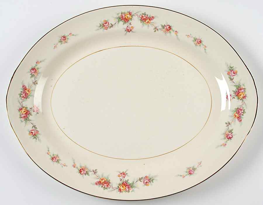 N1627 15" Oval Serving Platter by Homer Laughlin -1