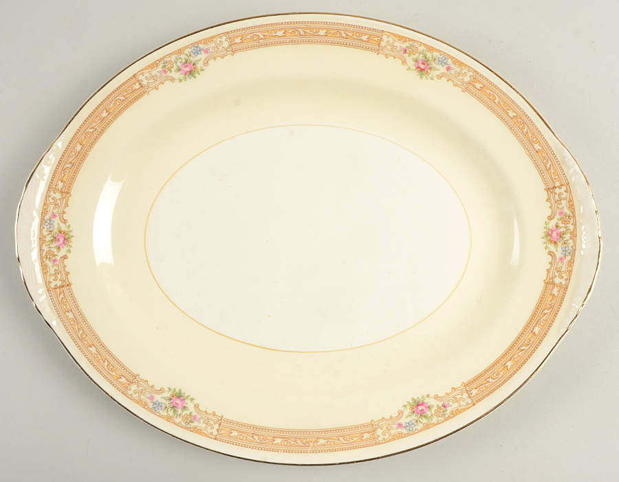 N1690 13" Oval Serving Platter by Homer Laughlin -1
