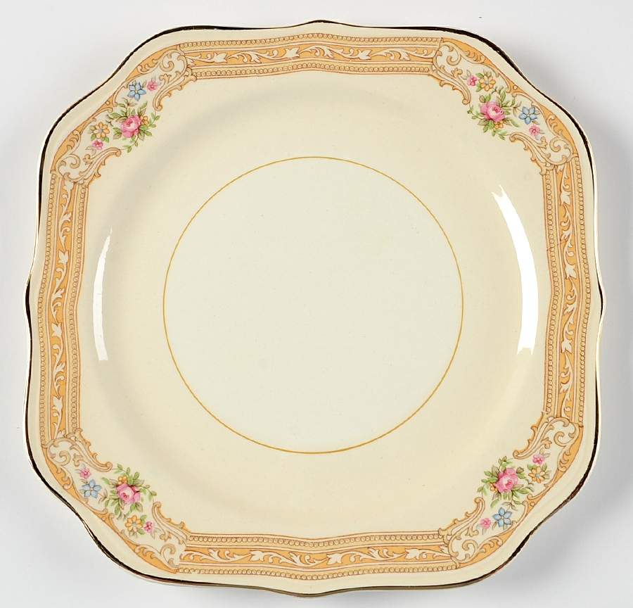 N1690 Square Salad Plate by Homer Laughlin -1