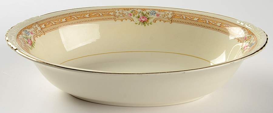 N1690 9" Oval Vegetable Bowl by Homer Laughlin -1