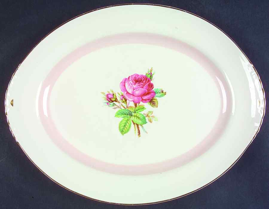N1580 11" Oval Serving Platter by Homer Laughlin -1