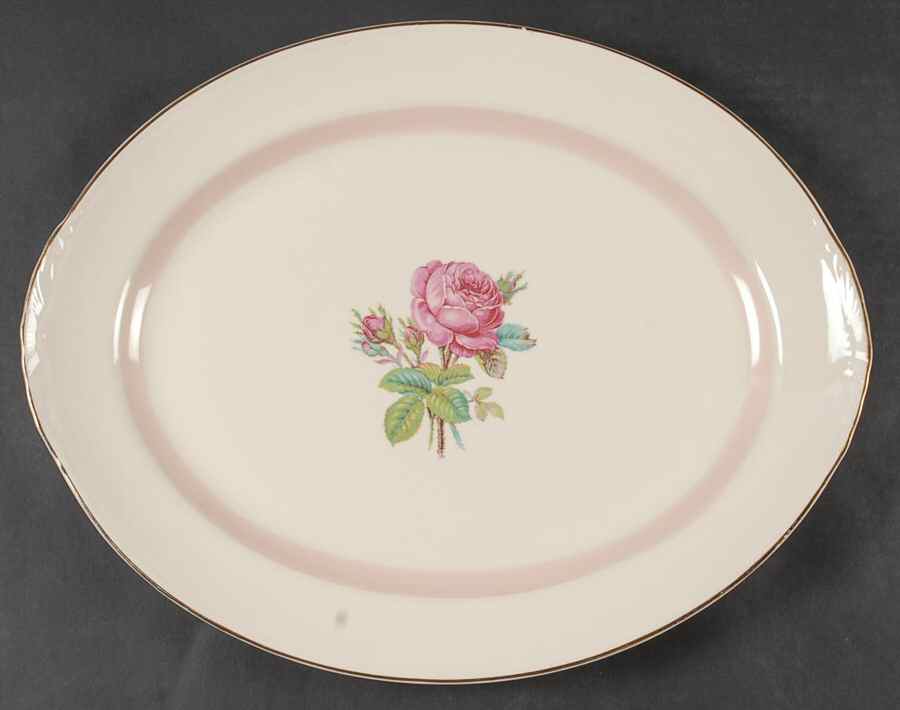N1580 15" Oval Serving Platter by Homer Laughlin -1