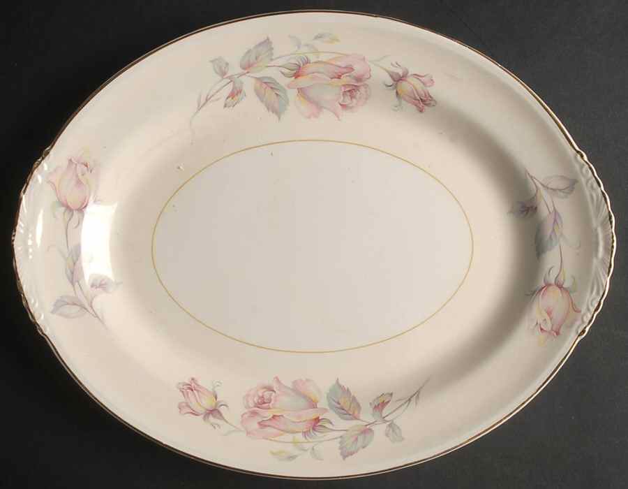 N1750 11" Oval Serving Platter by Homer Laughlin -1