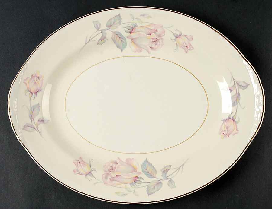 N1750 13" Oval Serving Platter by Homer Laughlin -1